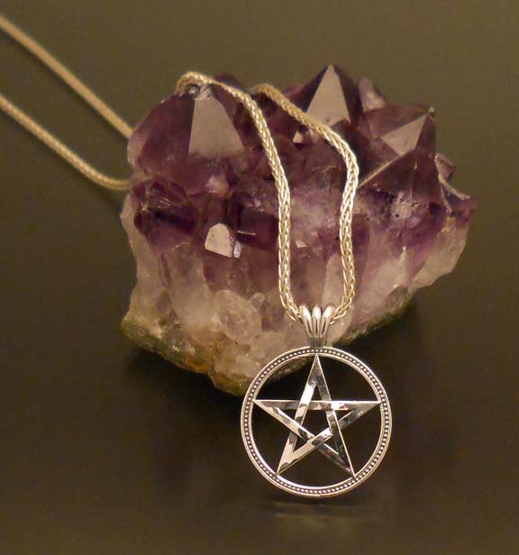 small pentagram pendant